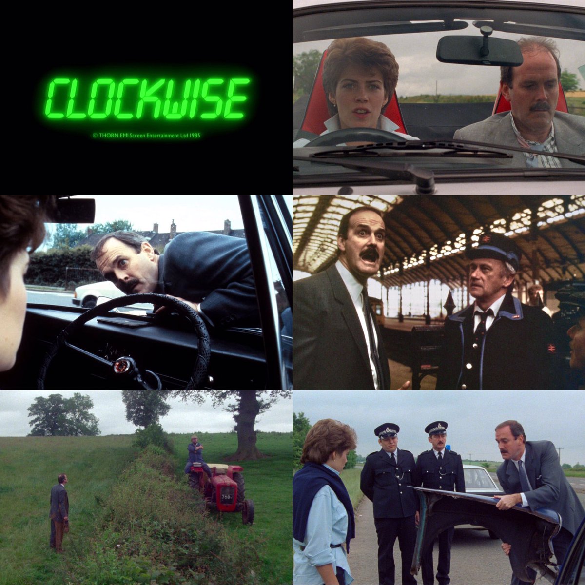 “CLOCKWISE” (1986) dir. Christopher Morahan

#JohnCleese
#PenelopeWilton
#AlisonSteadman
#StephenMoore
#SharonMaiden
#JohnBardon

🎬 #FilmTwitter 🎥