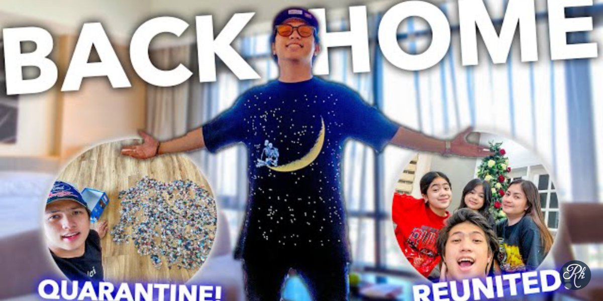 RNMetroManila's tweet photo. New Vlog!💛

"I'M BACK HOME?! (Quarantine &amp; Reuniting With FAMILY!)"

Here's the link: https://t.co/lJSfC6AVyp https://t.co/wqGUKMRs6U