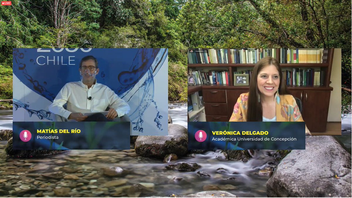 🟢En estos momento la Dra. Verónica Delgado <a href="/verodelgadosch/">Verónica Delgado Schneider</a> participa del Lanzamiento «Gobernanza desde las cuencas: institucionalidad para la seguridad hídrica en Chile» organizado por <a href="/ehidricos2030/">Escenarios Hídricos</a>