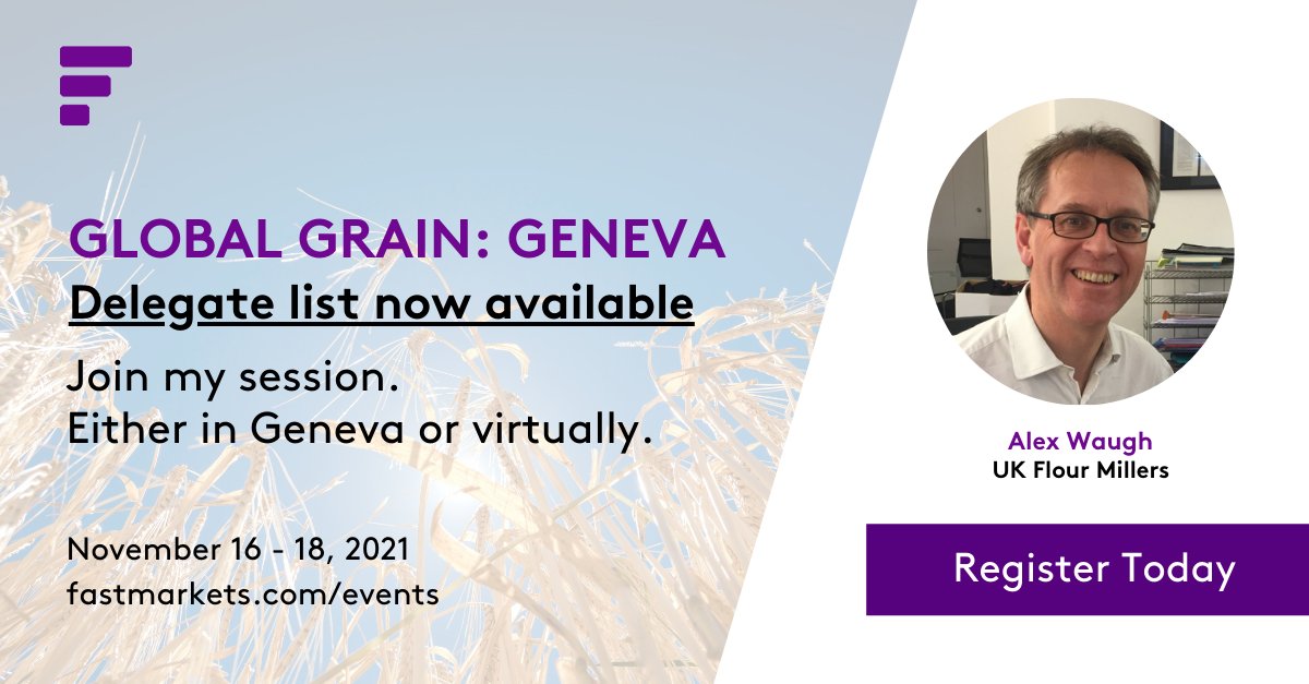 uk_flour's tweet image. Join our very own Alex Waugh as he chairs a panel discussion on flour markets in the UK and neighbouring countries at this year's Global Grain Geneva, 16-18 November

fastmarkets.com/events 

#GGGeneva #ukflour #flourmilling 

@global_grain