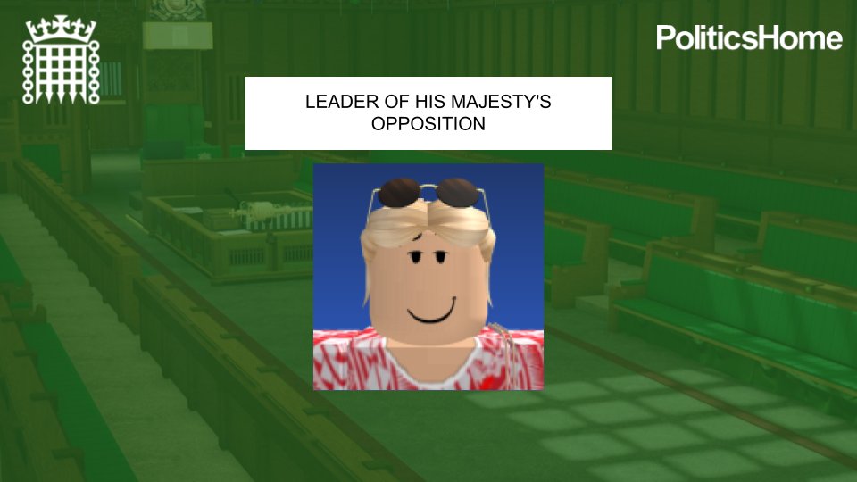 PoliticsHome ROBLOX tweet media