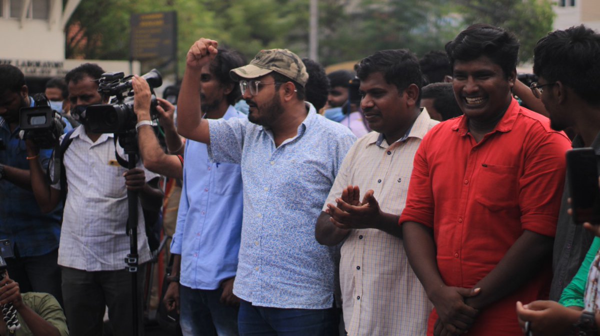 TamilnaduSfi's tweet photo. Com Mayukh addressing
@MayukhDuke
#RejectNEET
#BanNEET #RejectNEP
#SFI https://t.co/2SXh86Lx1F