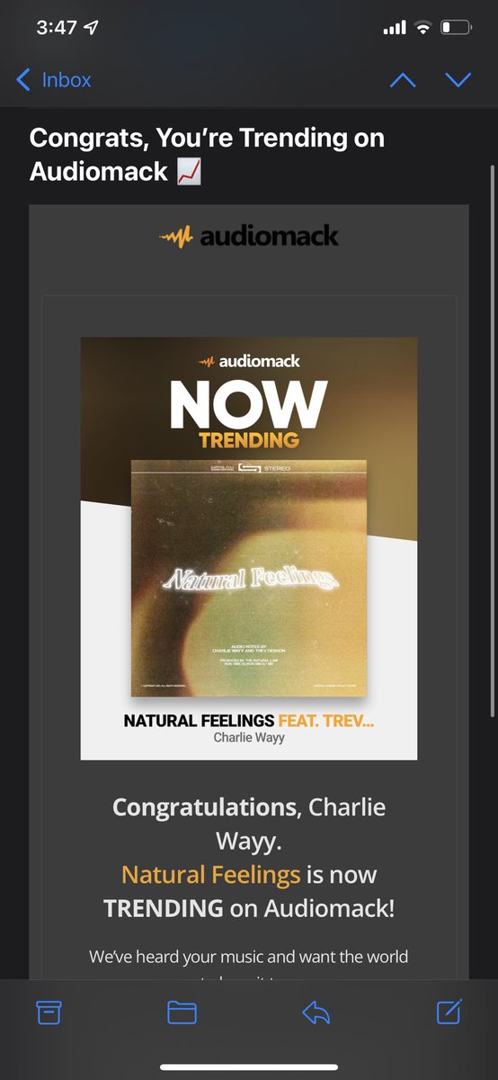 CharlieWayy_'s tweet photo. s/o @audiomack for Trending
“Natural Feelings” @CharlieWayy_ x @TrevDeshon ;
Prod by @TheNaturalLaw
Mixed/Mastered by @blessedbysanto
🖼 by @RobbyNoir
#CharlieWayy #NewMusicAlert #Trending #audiomack #IndependentArtist #hiphop #soul https://t.co/dDAqQ5bD9o