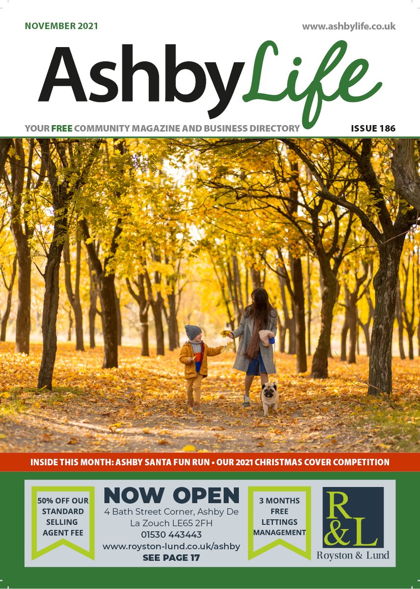 Our brand new November issue will be hitting your doormat from this weekend &amp; it's got us feeling festive!🧑‍🎄🤶👼❄️☃️ 

You can also view the magazine online at: ashbylife.co.uk/magazines/