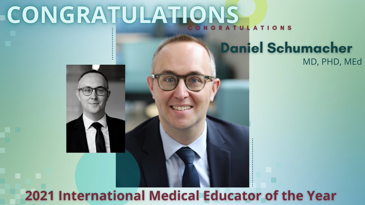 CincyKidsMedEd's tweet photo. Congratulations to our very own @DrDanSchumacher on this well-deserved recognition! He currently serves as the Co-Director of our CCHMC Education Research Unit and Education Research Scholars Program! #CincyCrew #MedEd https://t.co/WfnqnAJhrf