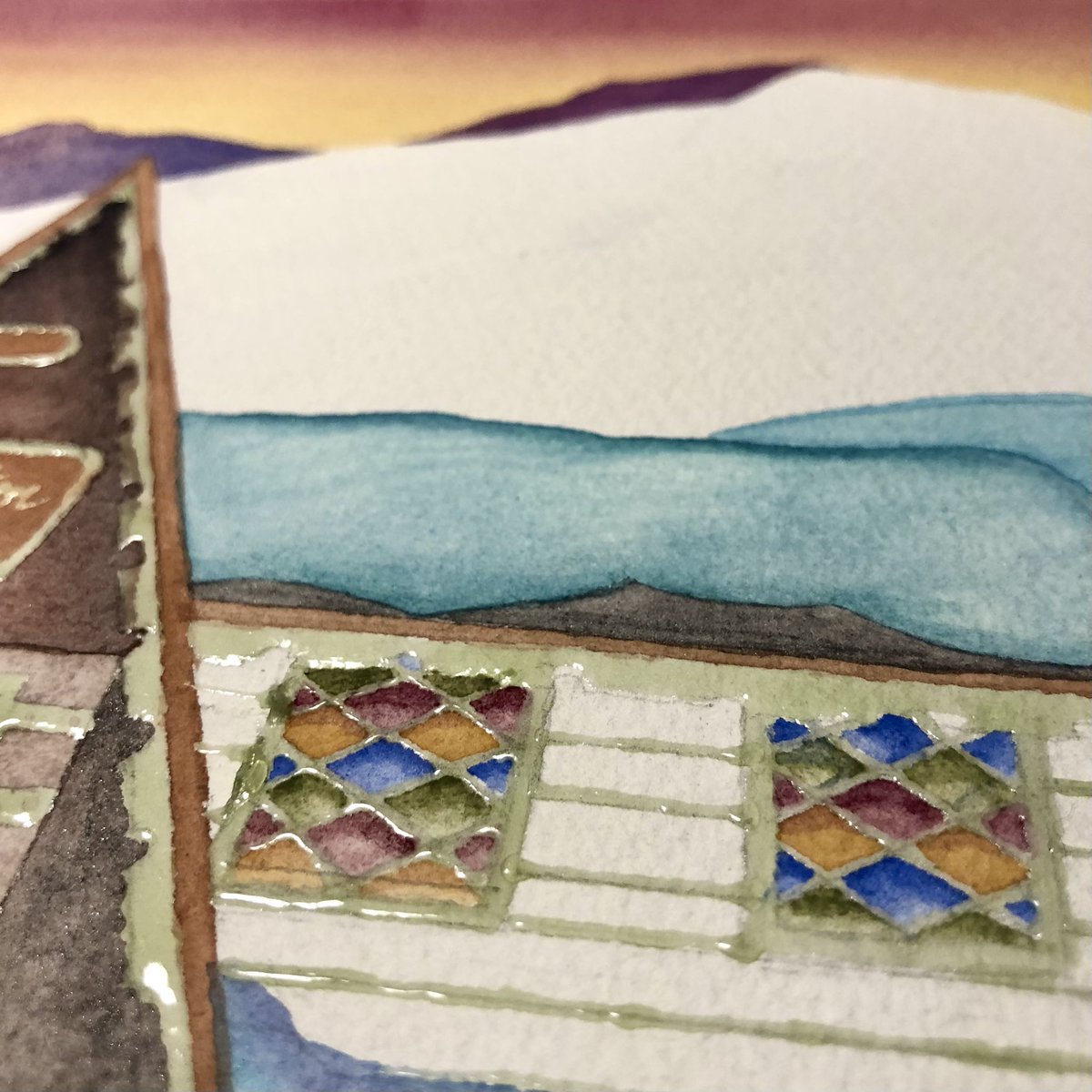 kapowder's tweet photo. These candy windows on the Brighton Store are my favorite thing right now. Also, this could be my best #PaintByPowder attempt yet. Excited for the big reveal. https://t.co/Vmm1wOvylE