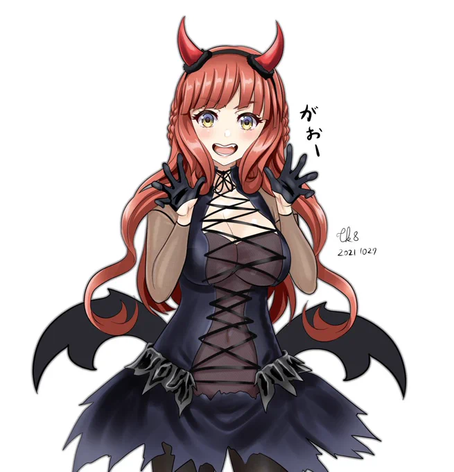 やっばーいハロウィン・デ・ロイテル(次のアプデでちょっと期待してる) #艦これ #艦これ版深夜の真剣お絵描き60分一本勝負
#艦これ版真剣お絵描き60分一本勝負_20211027 https://t.co/LHrtropjaA 