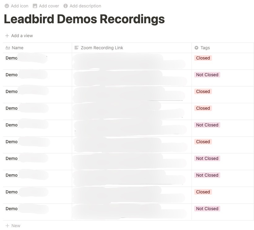 Creating a call log of your sales calls for your sales team 

Trigger: New recording in Zoom
Action: Update your database 

P.S you can do this with onboarding &amp; check in calls for your account managers