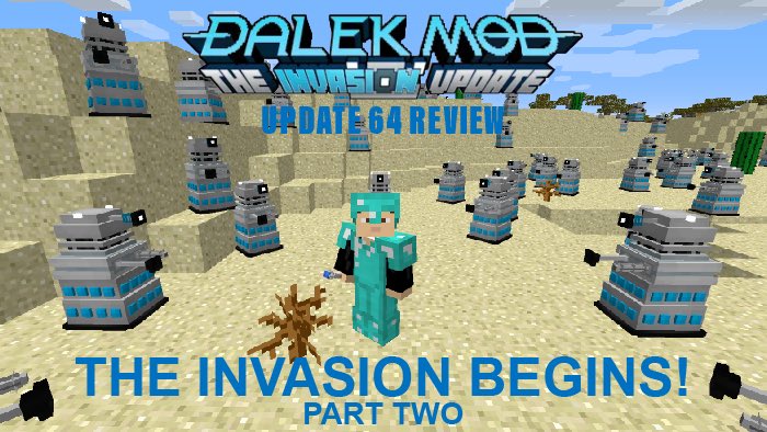 Teab02YT's tweet photo. New video: Dalek Mod Update 64 Review (Part 2)

I look at the remaining features. The invasions are an epic feature!

#doctorwho #drwho #minecraft #minecraftdrwho #drwhominecraft #doctorwhominecraft #minecraftdoctorwho #minecraftmods #dalekmod https://t.co/b43P2bzZDs