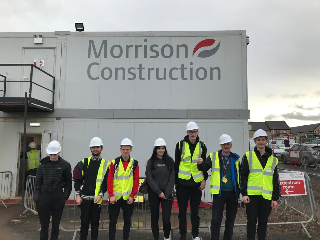 Today we had students from @KaimesSchool on a site visit of our Castlebrae project to get an understanding of construction and a live site.

<a href="/morrisonbuilds/">Morrison Construction</a> <a href="/HubSouthEast/">Hub South East</a>