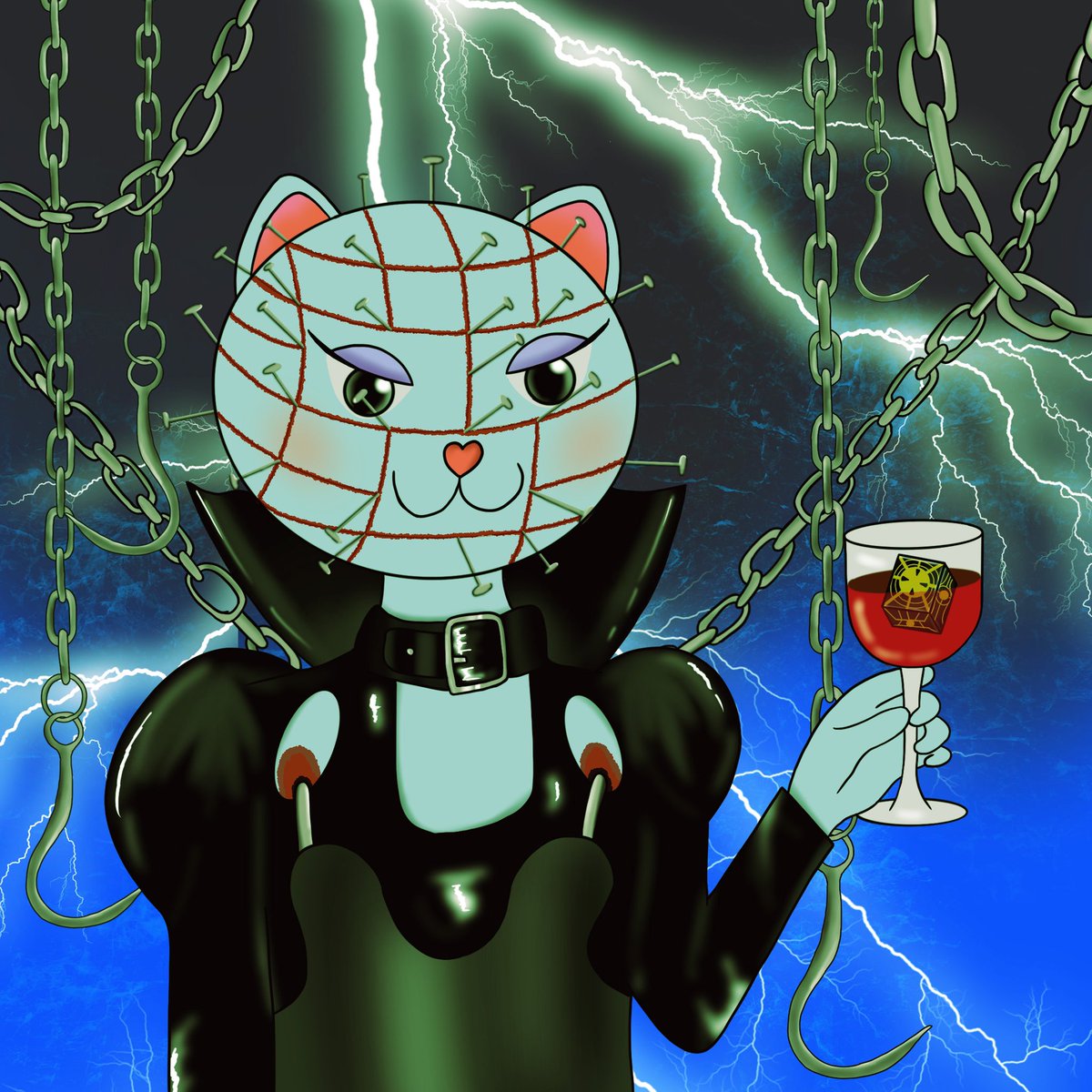 alinesubi89's tweet photo. Too much fun for making @sad_girls_bar derivative contest submission so i make it 2 because it’s halloween season 🎃🍷! 

PLease RT/likes/comments if you like my artwork 🤗 Cheers!

#drawsgb https://t.co/Ugy4BBLzwi