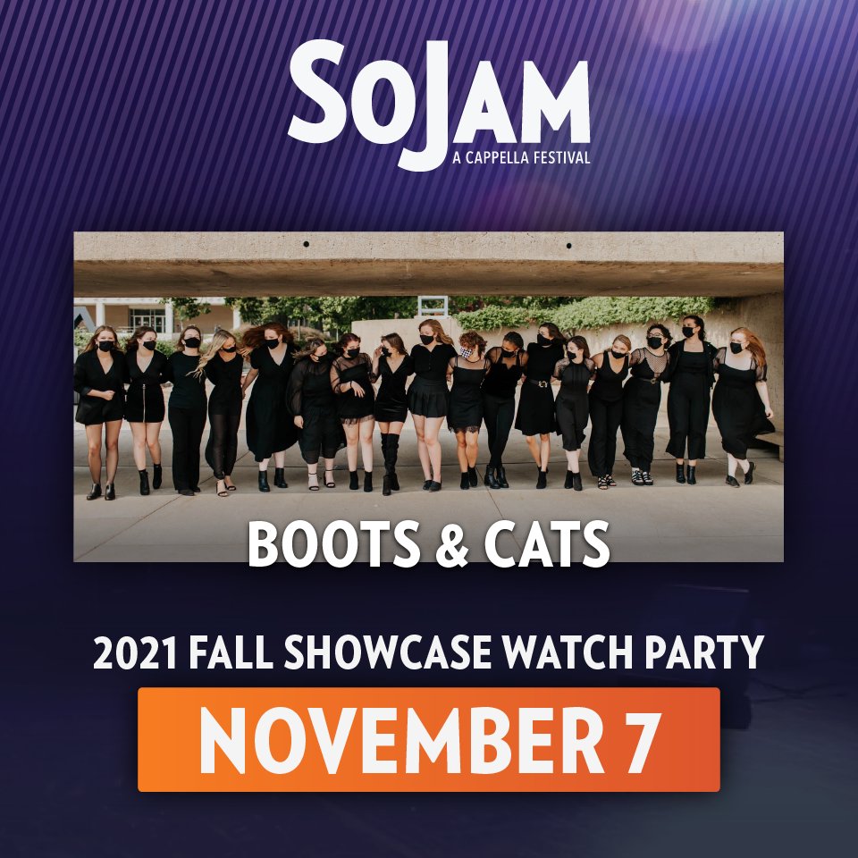 SoJam's tweet photo. Who's got 17 friends from The University of Nebraska-Lincoln who all love Free Pie Wednesdays at Village Inn? Well, it's @unlbootsandcats!
Details on how you can watch them at the FREE #SoJam2021 showcase at https://t.co/gM3vrKrex1.
#isitnovemberyet #SoJam https://t.co/3itHgUMyU2
