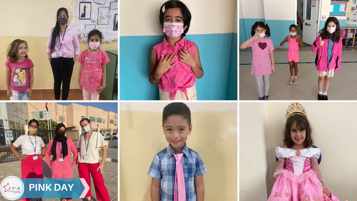 Today we celebrated Pink Day <a href="/StarMirdifSch/">Star International School Mirdif</a>  to spread breast cancer awareness. A thank you to  Mediclinic Middle East at our local Mirdif branch for the lovely pink ribbons. #selfchangeall #BreastCancerAwareness