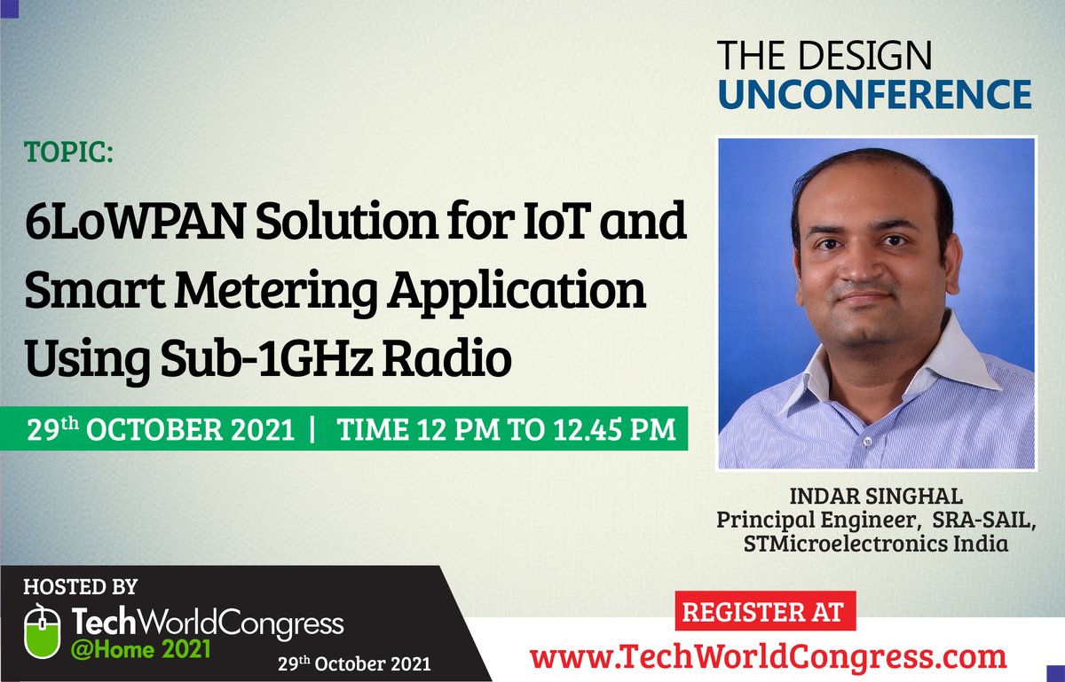 ST_World's tweet image. ST has various IoT-based solutions which work on #WiFi, #BLE, #SubGHZ, #NFC based wireless communications &amp;amp; are controlled by #STM32. Learn how to explore #6LoWPAN as a useful technology &amp;amp; how our smart metering solutions can help cities become smarter. bddy.me/3jDuc3t