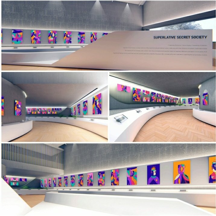 SuperlativeSS's tweet photo. Dear SSS Squad,

What a week! We’re extremely proud to see your energy spill over into NFT Twitter with “We Like The Art” war-cries and an extraordinary display of colour.

Priority 1 is still the art gallery and rest assured, we are working hard to fulfil our roadmap promises. https://t.co/Pkr0MJVNEV