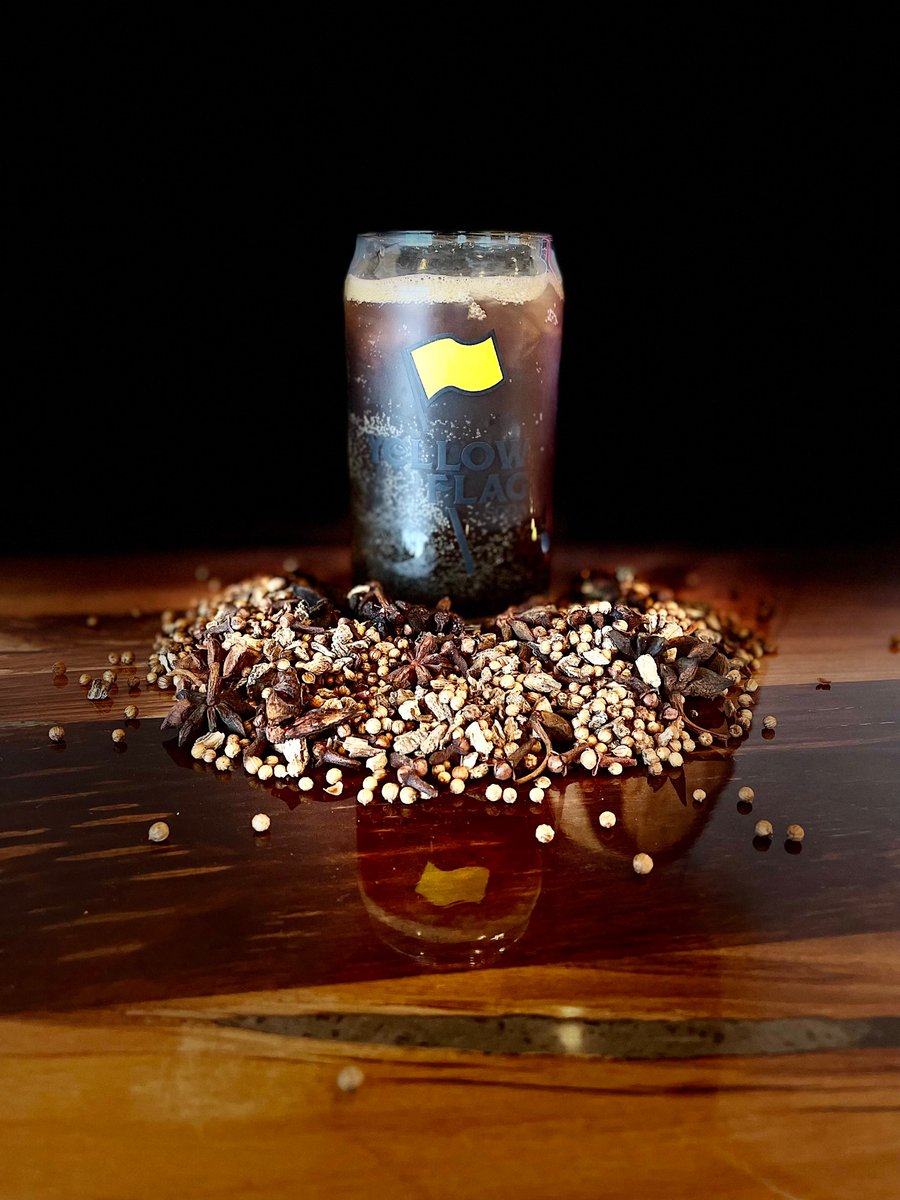 SpiresSocial's tweet photo. Dark like our souls and crisp like the air…Yellow Flag Root Beer is here! 👻
#yellowflag #craftsoda #nonalcoholic #rootbeer #drinklocal #takealookatthis #batch4 #ontap #columbusoh #614 https://t.co/cdJydRZtvD