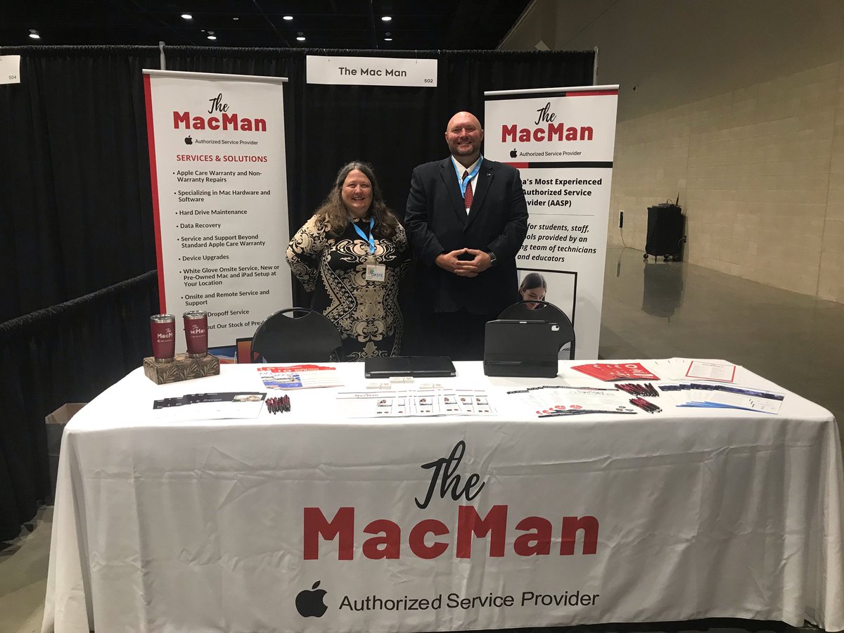 TheOKCMacMan's tweet photo. Come visit us at booth 502 at OKSTE!
#okste21 #okste #Apple https://t.co/d051OdFGoT