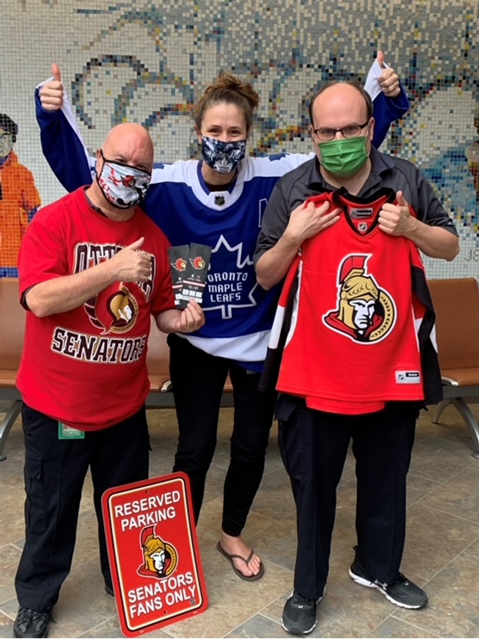 OttawaPolice's tweet photo. I had a birthday during that time. My boss showed up at my house to wish me a happy birthday and then the Chief showed up and there was a parade of police cars with lights on that drove by. It really made my day.” #SensFan https://t.co/bOzfsVJe7A