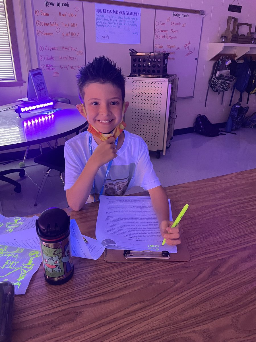 Module test day, but make it themed! Finding textual evidence makes our hearts GLOW! 🌟 #glowday #shinebrightlikeastudent <a href="/LPEPanthers/">Lake Park Elementary</a> <a href="/collierschools/">Collier County Public Schools</a>