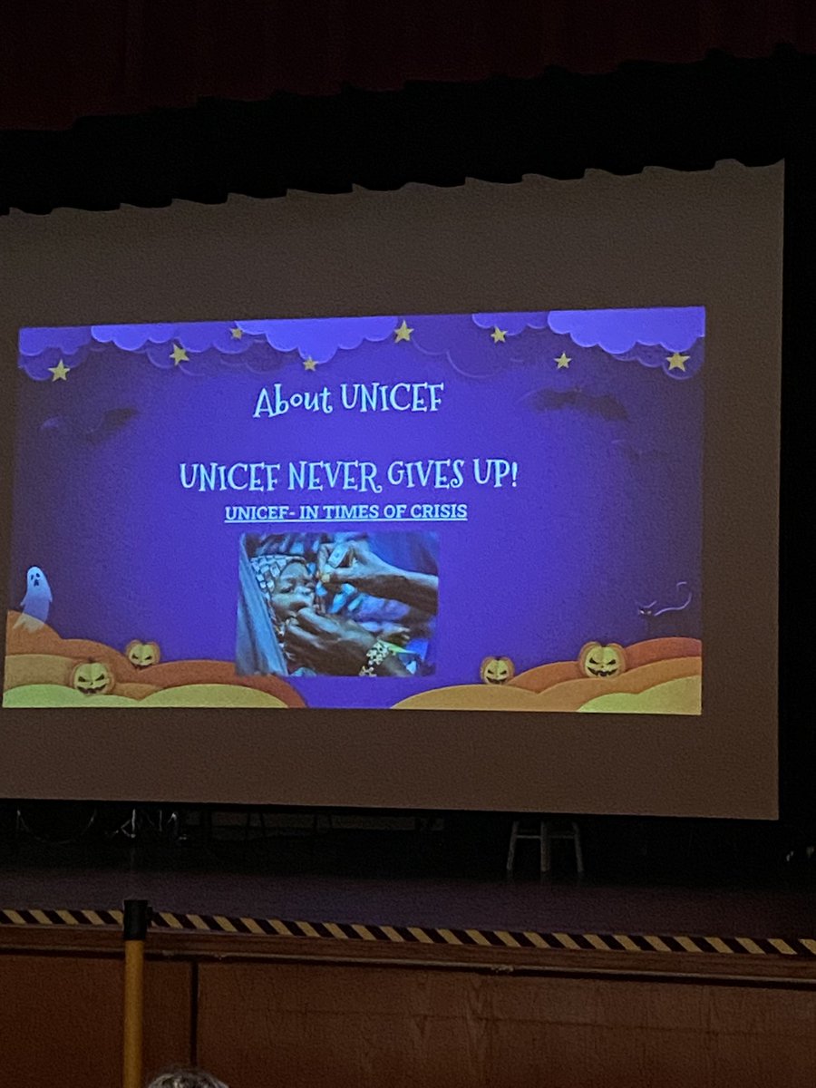 qrliebowitz's tweet photo. Thank you Mrs. Kenney for teaching us about UNICEF. We are excited to become global citizens and help kids around the world. @MrsMeghanMeade 
#qrspride https://t.co/C9NaN4es4m