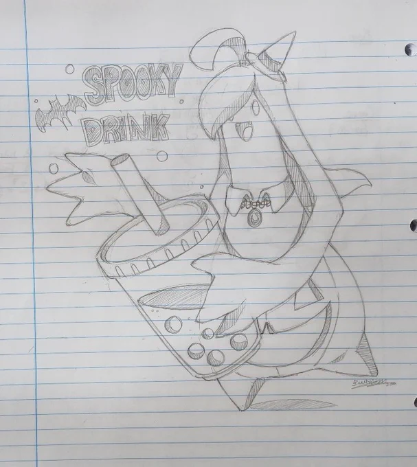 Watch my notebook becoming an art book👀 (Also ignore my writing...I  don't write like that lol) 