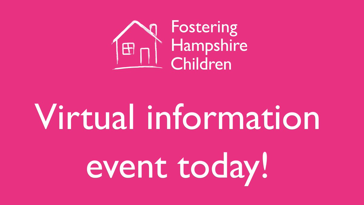 HantsChildren's tweet photo. 🌟‼️ TONIGHT ‼️🌟

Join foster carer Lucie and Emma at tonight's virtual info event "Cuppa' with a Carer: Under 35 and looking to foster?" at 7:30pm 📅

Book your free ticket here to discover more about becoming a foster carer: https://t.co/8Rs2UDkVDX https://t.co/MZIkWhifFi