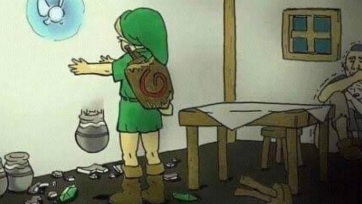 GamersDngThings's tweet photo. Describe a weird situation in a video game from the NPCs perspective https://t.co/9amihjStnr