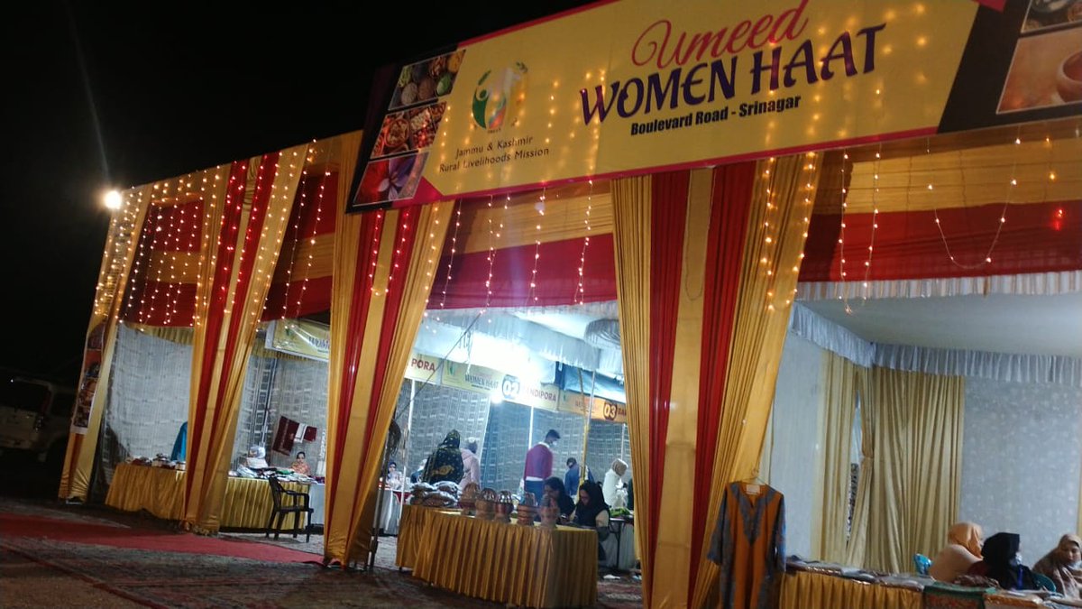 bpmnagam's tweet photo. Hand made products and produce of our UMEED SHG members showcased at Boulevard Srinagar in UMEED HAAT.SHG Members from Block NAGAM are Participating in exhibition.UMEED HAAT was inaugurated by Honorable Home Minister of India Shri Amit Shah ji. 
@DrSyedSehrish
@DC_Budgam https://t.co/wPWLN99rdC