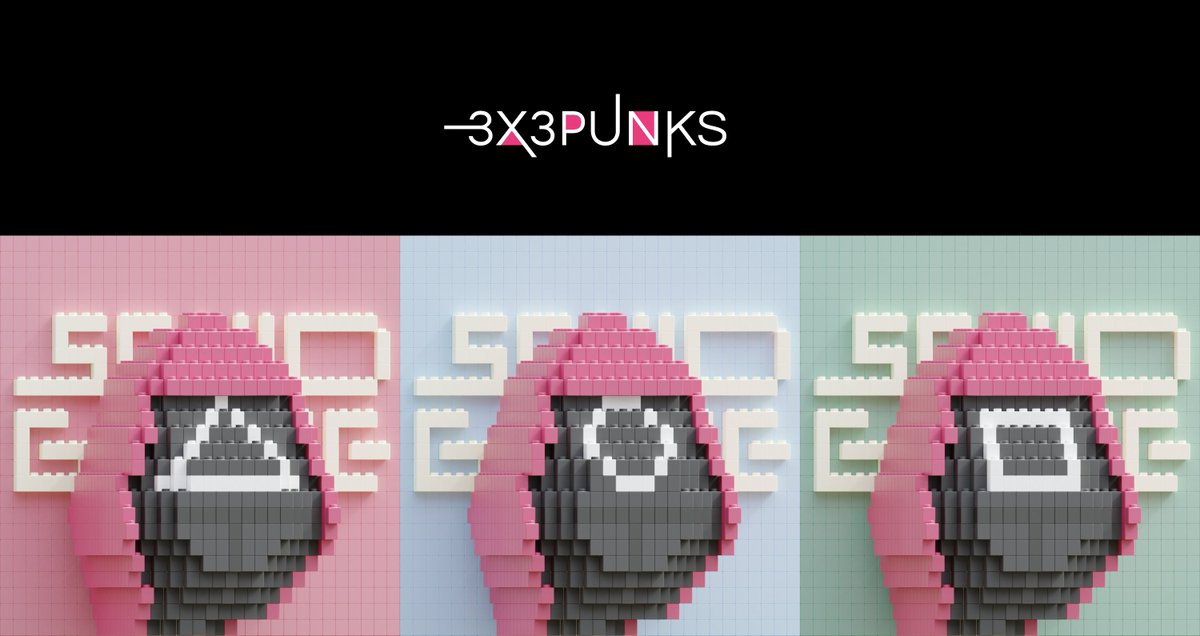 3x3punks's tweet photo. Squid game? 3 rare one sneak peak.

#NFTs #NFT #NFTcollector #NFTCommunity https://t.co/OIaj4oRy8N