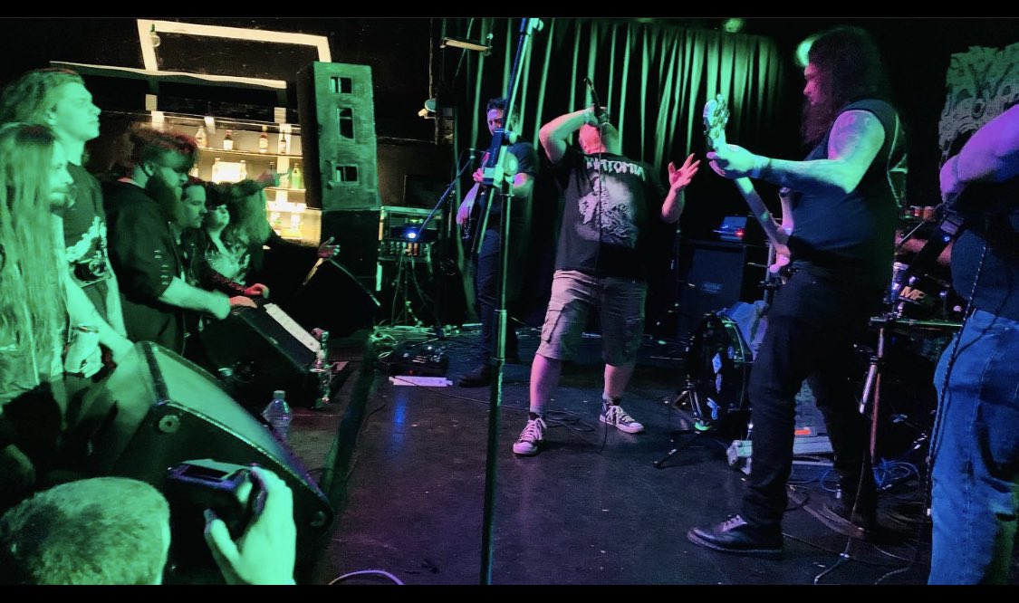 KThebutcher's tweet photo. #brainbath #oldschooldeathmetal #rendthemasunder #foteljuice #scordatura #bloodthread #supportlivemusic https://t.co/YCEVRHGXGI
