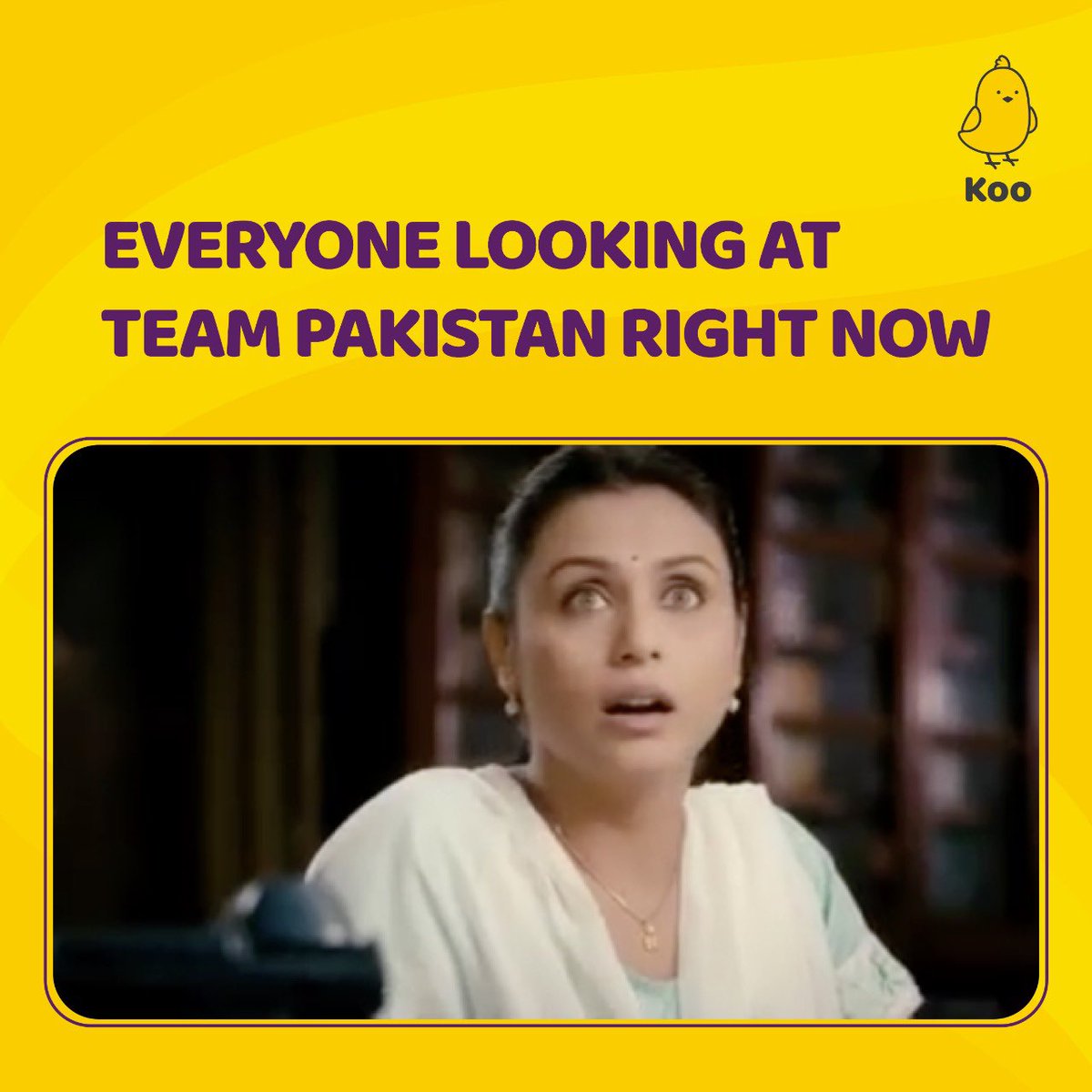 KooForBrasil's tweet photo. After witnessing 2 back to back victories, Pakistan leaves us in a state of shock! Share your memes on Koo and stand a chance to win exciting prizes.
Don’t forget to use #MemeOfTheMatch #KoomentaryOfTheMatch #KooKiyaKya #SabseBadaStadium https://t.co/MphqhicfRH