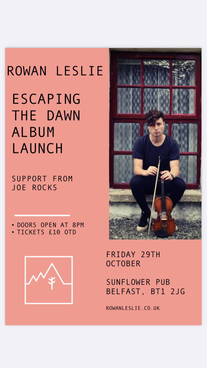 BELFAST ALBUM LAUNCH, Friday 29th October, Sunflower Pub #belfast #belfastmusic #sunflowerpub #albumlaunch #irishmusic #fiddle #ballymena #ballymenamusic