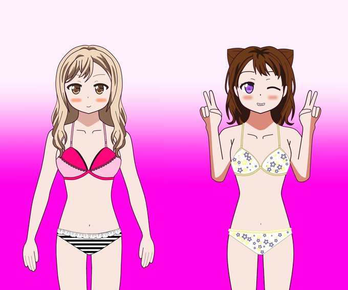 バンドリ下着シリーズのtwitterイラスト検索結果