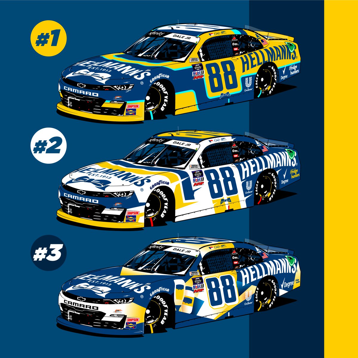 RT @JRMotorsports: In case you missed the news earlier... @DaleJr is racing  at @MartinsvilleSwy next season and YOU get to help pick the @H…, image size:1200x1200