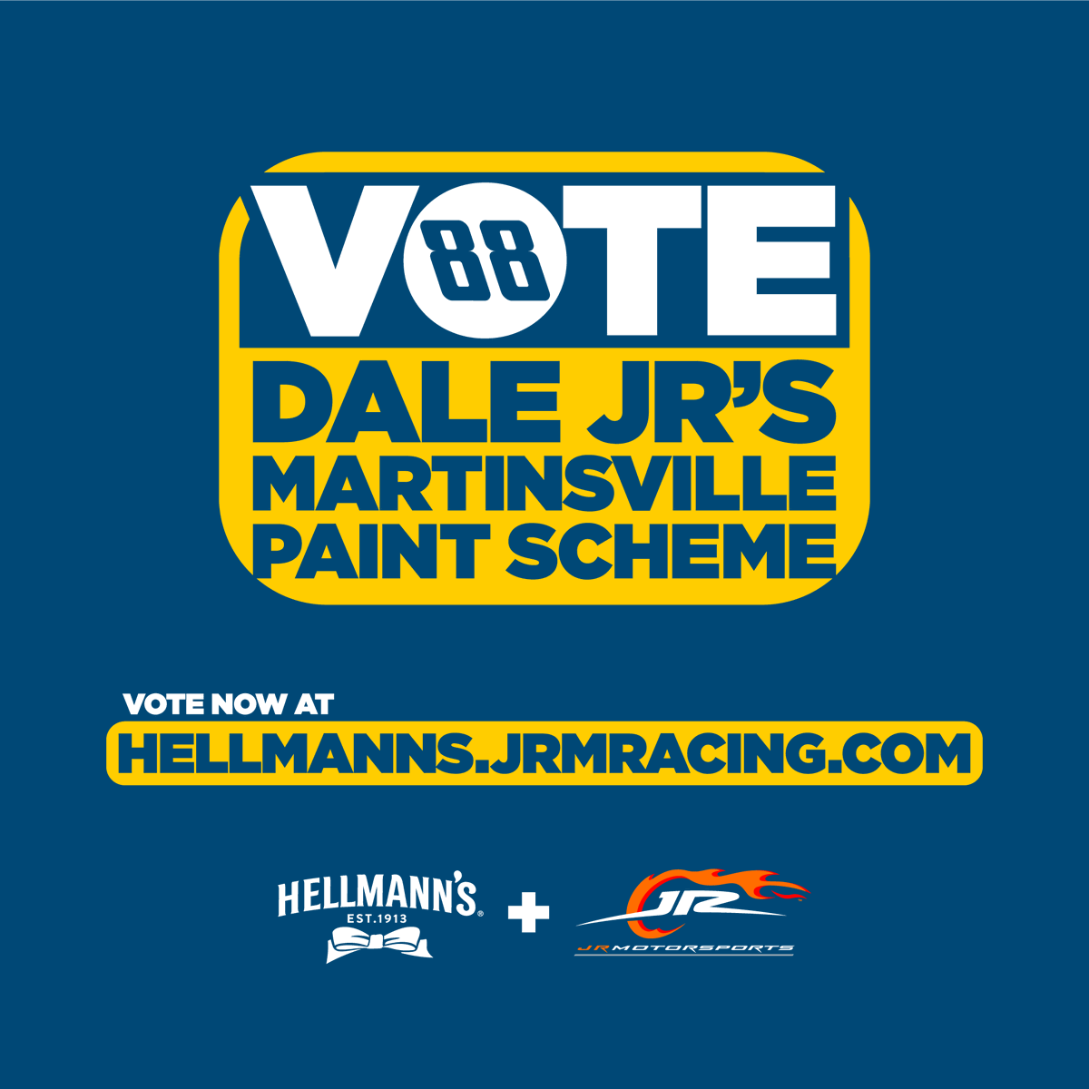 RT @JRMotorsports: In case you missed the news earlier... @DaleJr is racing  at @MartinsvilleSwy next season and YOU get to help pick the @H…, image size:1200x1200