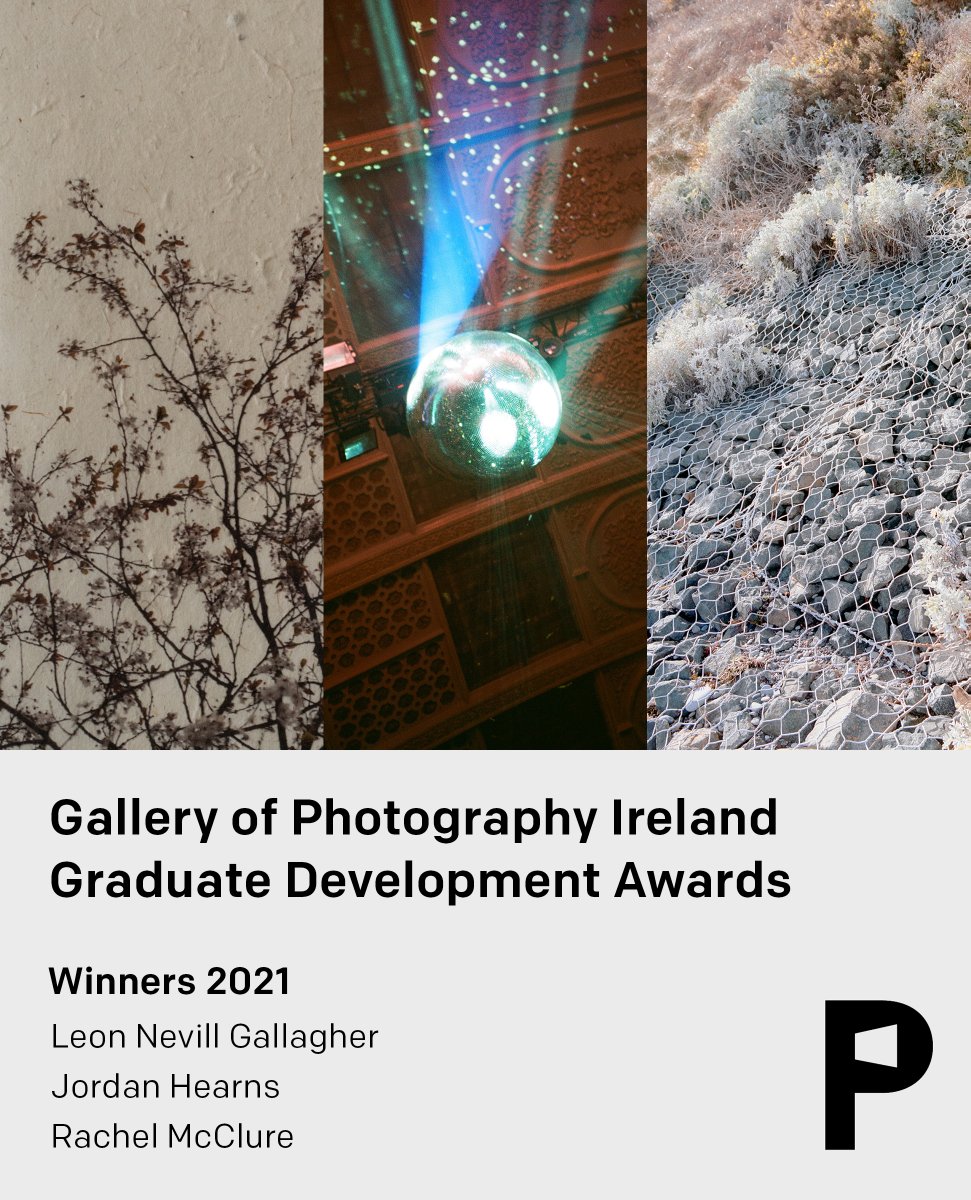 @GOP_Ireland is delighted to announce that the Graduate Development Awards Winners for 2021 are: 
Leon Nevill Gallagher <a href="/BAPhotoIADT/">BA (Hons)Photography</a>  
Jordan Hearns <a href="/BAPhotoDIT/">TU Dublin Photography</a>   
Rachel McClure <a href="/UlsterUni/">Ulster University</a> <a href="/UUPhotoBelfast/">BA Photo Belfast</a> 
GPI is proudly supported by <a href="/artscouncil_ie/">The Arts Council / An Chomhairle Ealaíon</a> and <a href="/DubCityCouncil/">Dublin City Council</a>