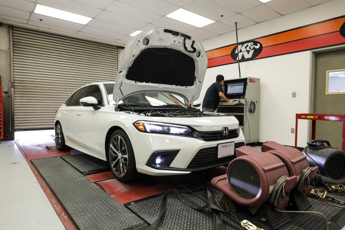 knfilters's tweet photo. Just another day in the office. Dyno testing a new 2022 Honda Civic. What car do you want to see in the shop next?
https://t.co/Frw5rqfSdn
#hondacivic #dynotesting #shoplife https://t.co/n3tB4niwyO