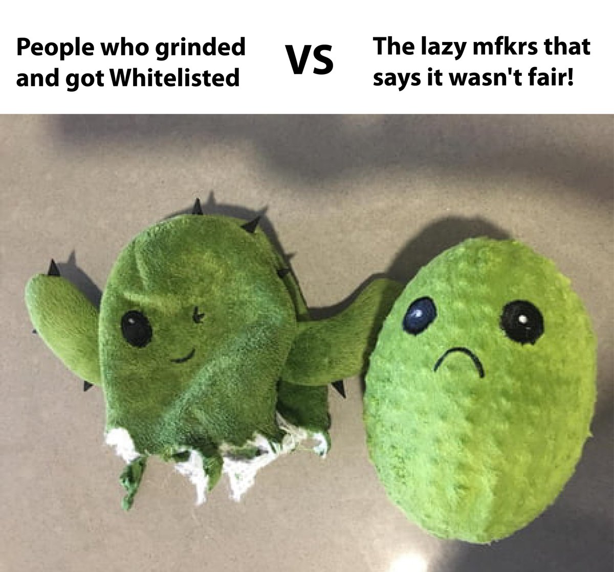 Fair vs Unfair 
#WLCC <a href="/WLCCNFT/">Wasteland Cactus Crew</a>