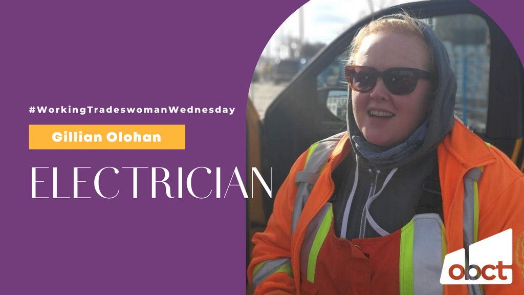 We are so excited to introduce Gillian Olohan as part of our ongoing series #WTW!⁠ ⁠ 

Gillian is a Construction and Maintenance Electrician who also holds a masters electricians license. We are SO inspired by her work and can’t wait to continue following along with her journey