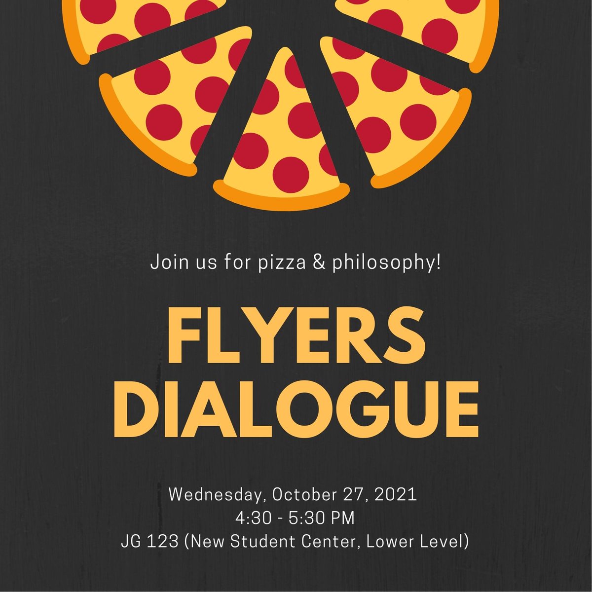 Join us tonight!
Flyers Dialogue meeting. Wednesday, Oct. 27, 2021. 4:30-5:30pm. JG 123.