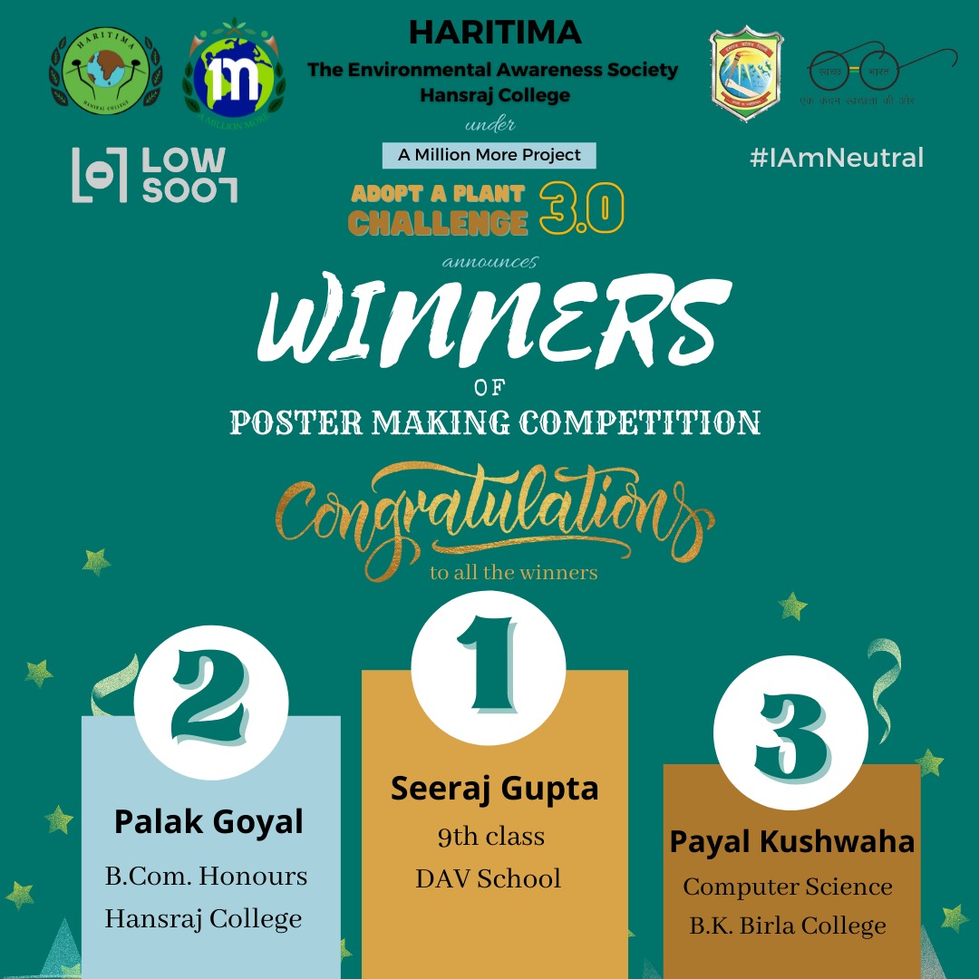 hrcharitima's tweet photo. Greetings from Haritima - The Environmental Awareness Society Of Hansraj College and Lowsoot🌱
#haritima  #hanschetna #hrcharitima #frames #haritimaexpress #MillionMore #delhiuniversitynorthcampus #geogreen #initiative #ecology #EcoTalk #youth #delhiuniversity #hansrajcollege https://t.co/jGyj8pLKGb