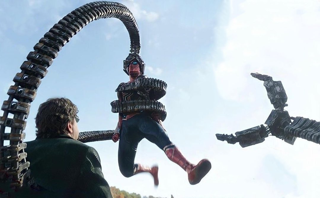 spideysnews's tweet photo. Spider-Man vs Doctor Octopus 

#SpiderManNoWayHome https://t.co/yYTaninaDD