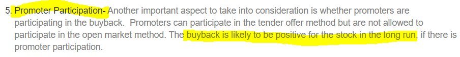 Q&A 168

R Systems Buyback.

Myth - Promoter Selling in Buyback always Negative ⁉️

When company use...