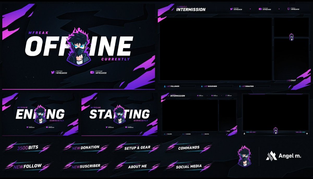 Finalized a custom overlay for my client Adam💯

Hit my DM if you want to get your GFX work done ☑️✅

#overlay
#overlaydesign 
#overlaydesigner
#gfxdesigner 
#commissionsopen 
#overlaymaker 
#paidwork 
#SupportSmallStreams