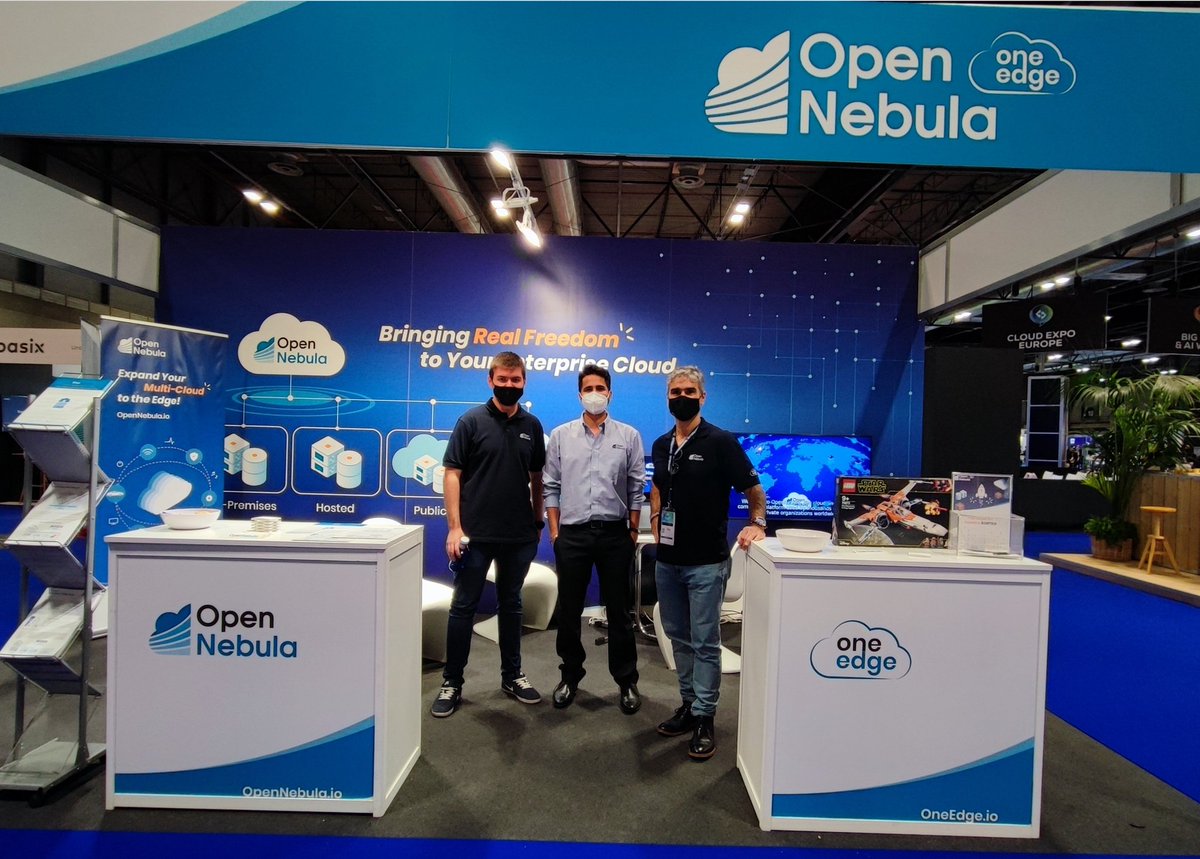 eshowesp's tweet photo. La solución de almacenamiento multicloud con el software de @opennebula. Visítalos en el Stand G46 en #ESHOWMadrid.
#TFMMadrid https://t.co/PNz7tugCu2