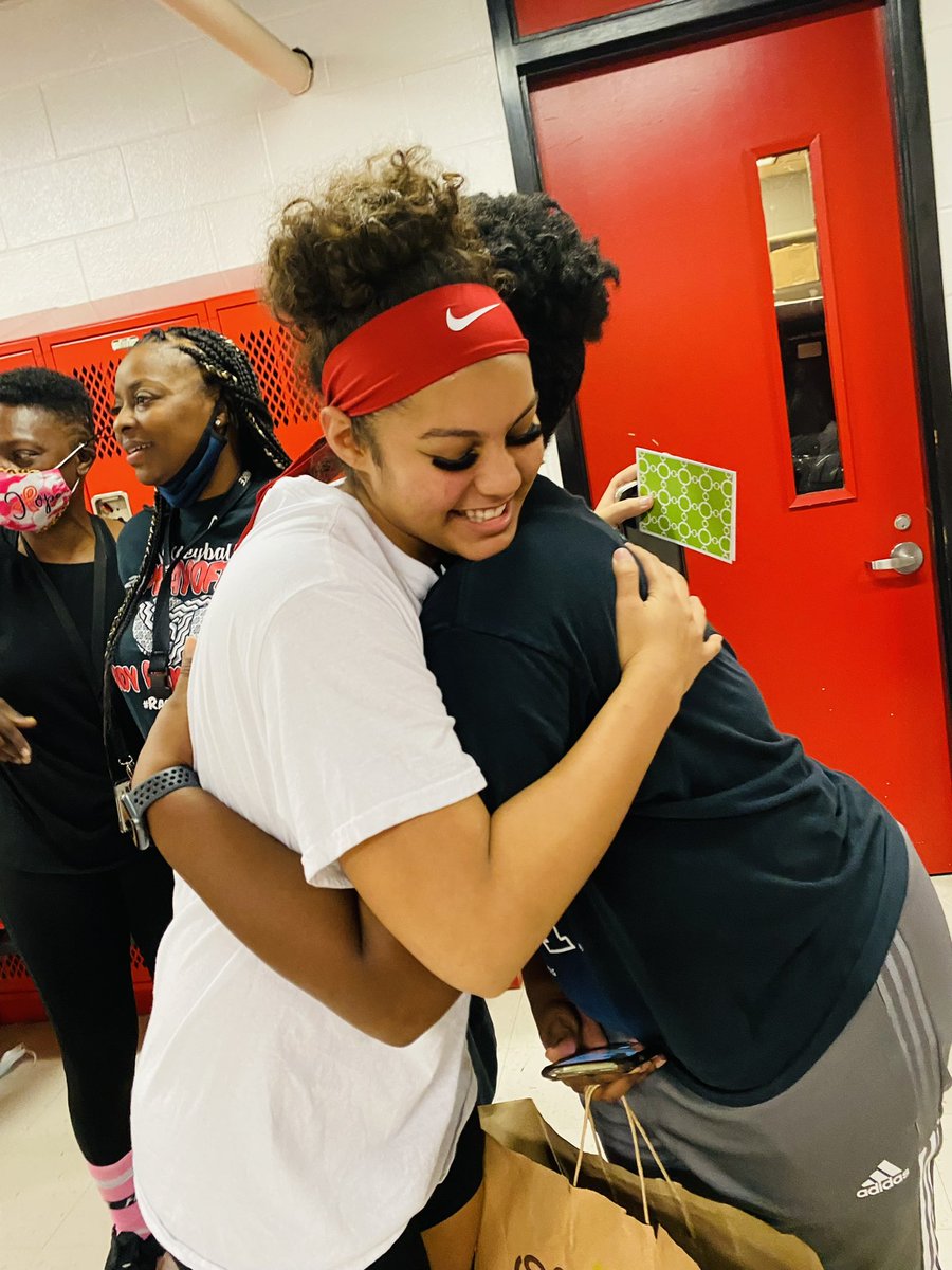 CoachButlerWHS's tweet photo. Thank you Seniors for all of your hard work and dedication to the volleyball program! I love you all &amp; wish you the best of luck in your future endeavors! - Coach B ❤️🖤 @MUSTANGS_VB https://t.co/4siVTAlkii