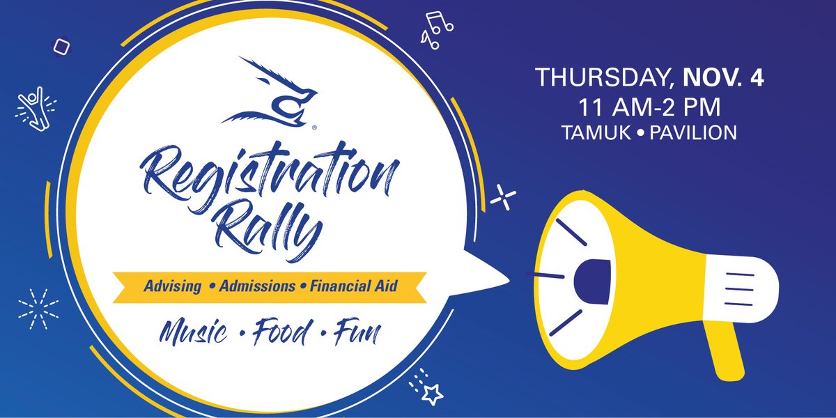 TAMUK_CFSS's tweet photo. 🗣️Attention ALL Javelinas! Don't forget that registration opened this week. 

Need help with registration? 

Visit our Registration Rally next Thursday, Nov. 4th for free food, music, and a Spring 2022 schedule. 😌 https://t.co/AzDD5BU8lI