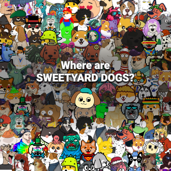 Sweetyarddog's tweet photo. GAME TIME➡️https://t.co/4em7IIjIRN
Let's find how many Sweetyard Dogs are in the picture?  Answer the number correctly five-time then you have a chance to win #NFTGiveaways

✨Share game results on Discord
✨RT &amp; Like this post.
⏳Ends in 72 hrs
#NFTs #Whitelist #shiba #GameFi https://t.co/Gle1xsBn8U