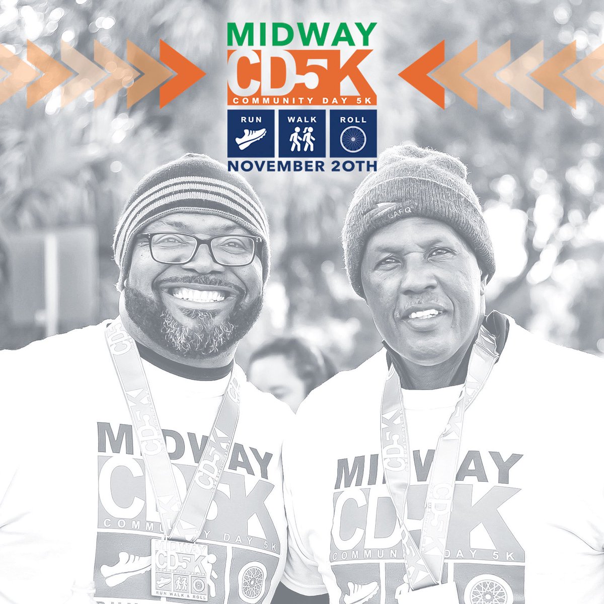 We’re excited to see families and friends unite to celebrate Historic #MidwayCanaanCity on Saturday, November 20! 💚🧡💙

Visit 📲 <a href="/CommunityDay5K/">Community Day 5K</a>.com and Sign Up Today to Run, Walk And Roll for a great cause. 🏃🏽‍♀️🚶🏼‍♂️🚴🏽‍♂️ 🏍💨