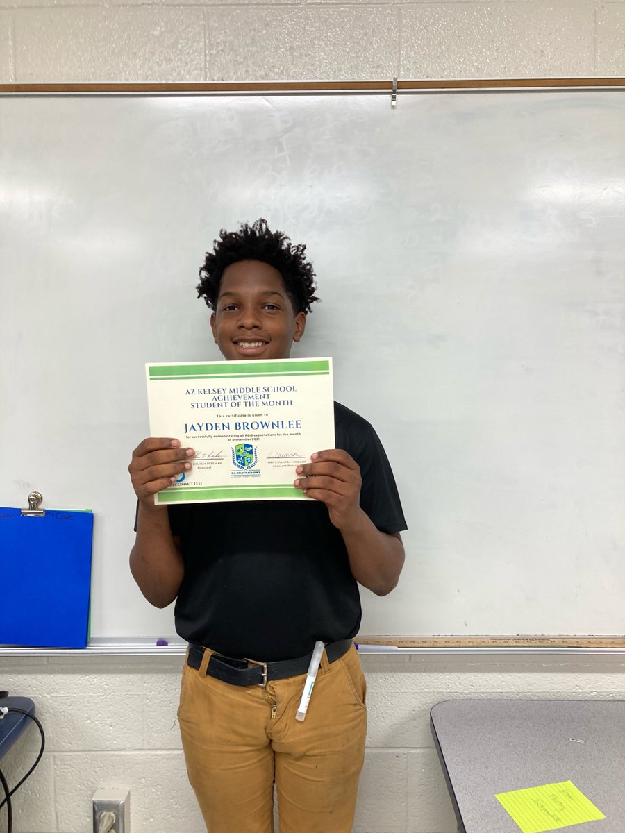 AzkelseyS's tweet photo. Middle School's Awesome awesome student of the moth!!! https://t.co/omdEcu34jH